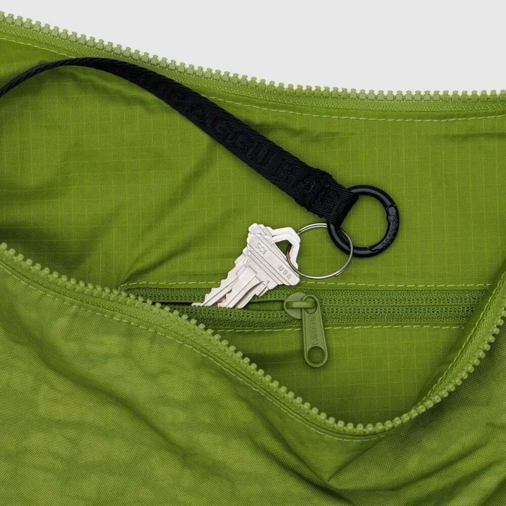 NWT Baggu Large Crescent Bag - Green Juice - Picture 2 of 8